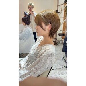 『大人可愛いショートウルフ』