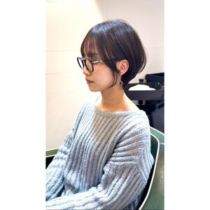 『大人ぽ可愛い、ショートボブ』