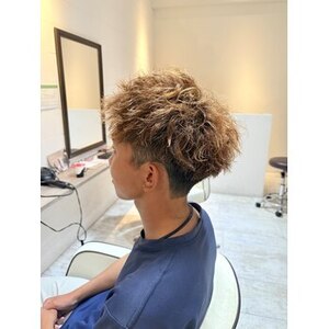 メンズショート×ツイストスパイラル