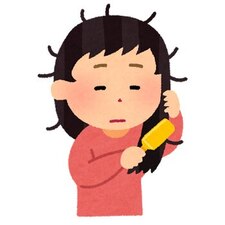 毛先を内に入れる乾かし方♪