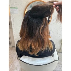 ここから劇的before・after（縮毛矯正）