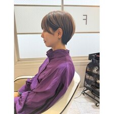 『ショート×アンブレラカラー』