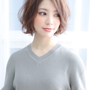 ふんわり小顔ヘア